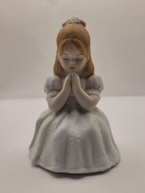 Vintage Praying Girl Figurine